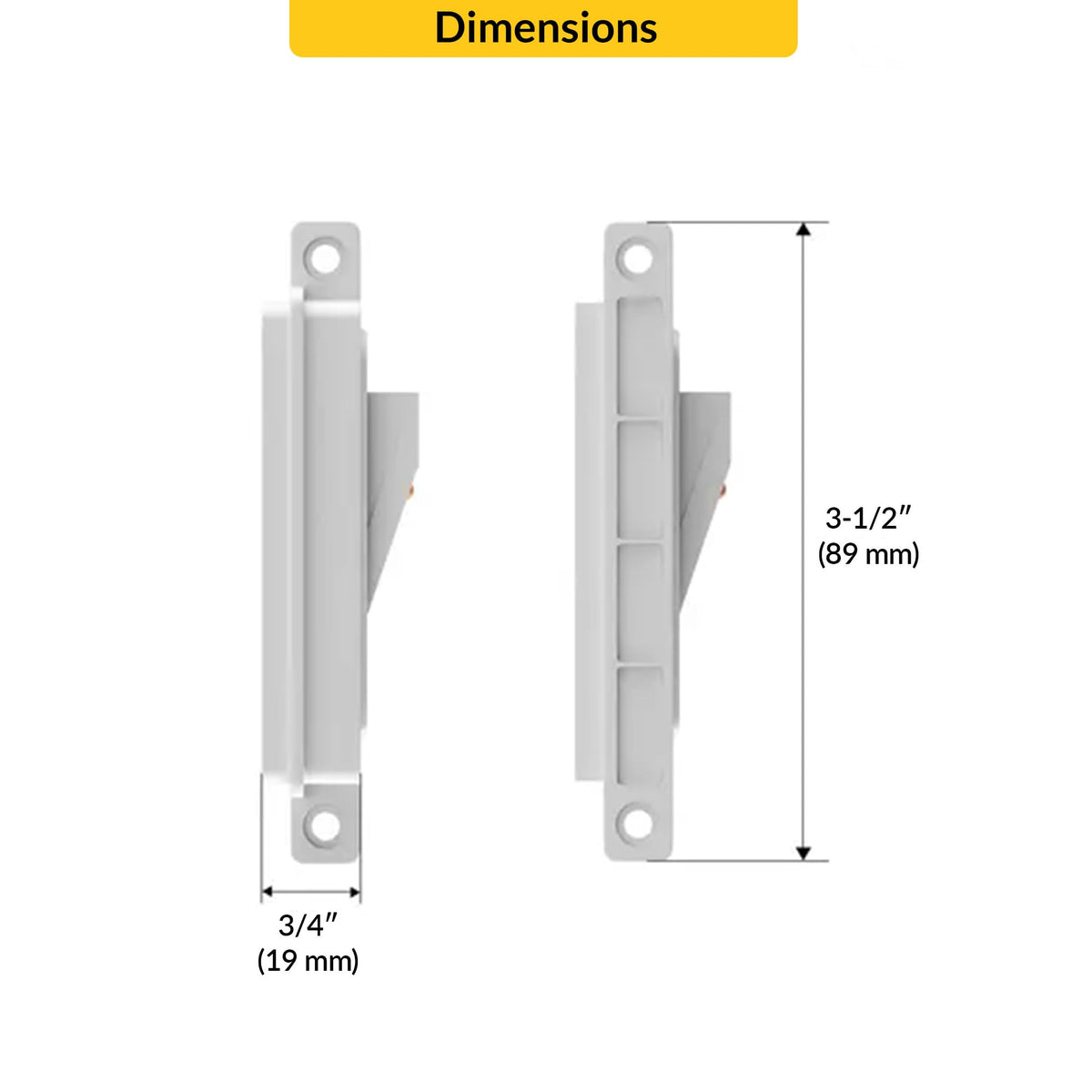 BRIXWELL WOCD right-hand device mounted to balance window opening.