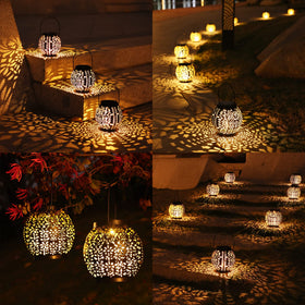 Brizled solar lantern with auto on/off keeps evenings hassle-free.