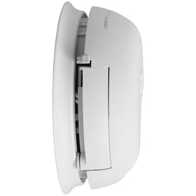 BRK First Alert SMICO100-AC ceiling installation demonstrates easy hardwired interconnect setup