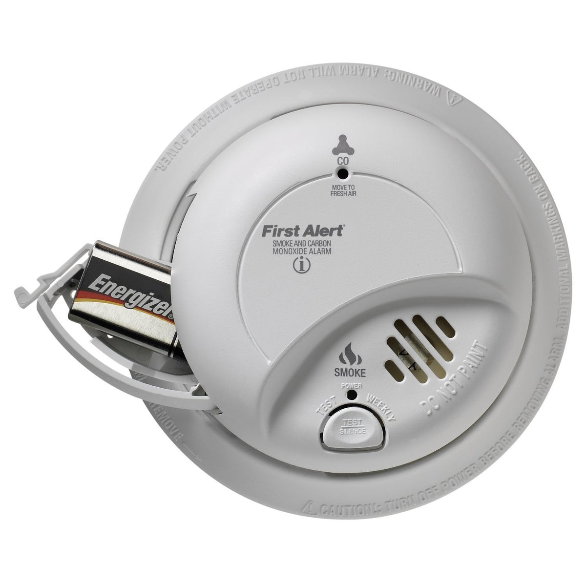 BRK SC9120B interconnection setup showing multiple alarms linked