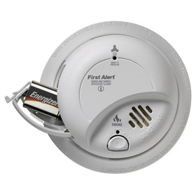 BRK SC9120B interconnection setup showing multiple alarms linked