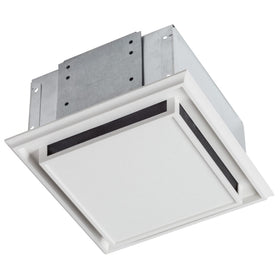 Broan-NuTone 682 duct-free fan installation shows compact setup for tight ceilings