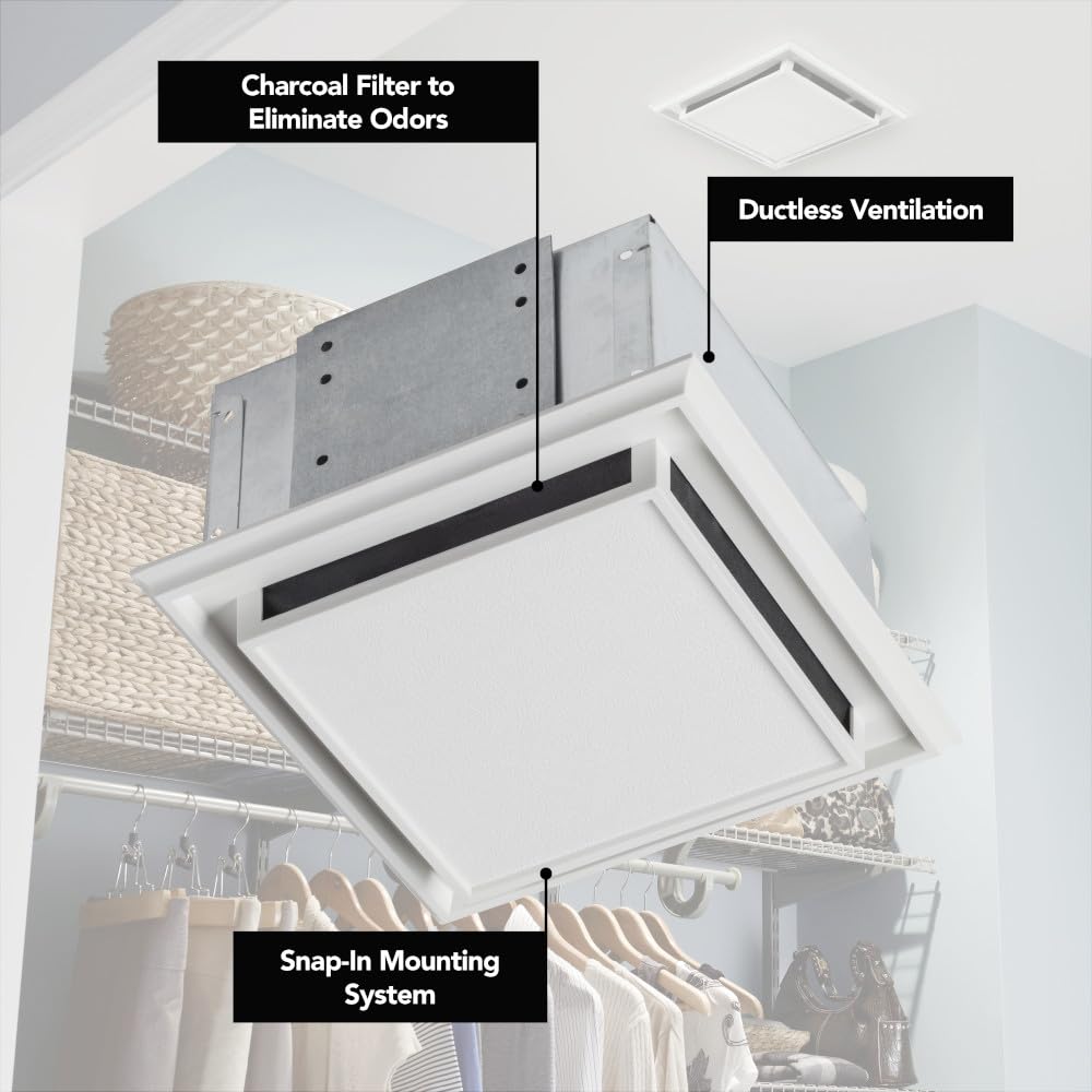 Broan-NuTone 682 paintable grille blends with decor for seamless aesthetics