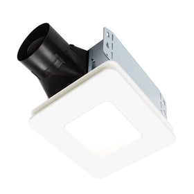 Broan-NuTone BEL8 LED light exhaust fan for efficient bathroom ventilation and illumination.