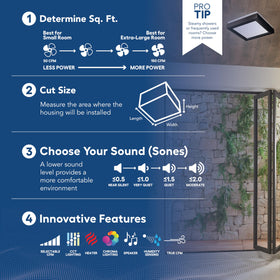 Low-profile grille from Broan-NuTone blends with contemporary bathrooms.