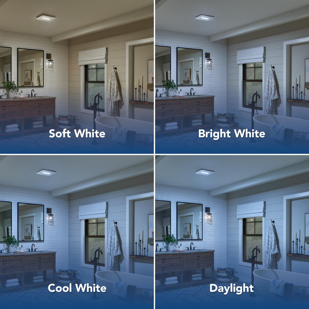 Broan-NuTone delivers 110 CFM ventilation for up to 105 sq ft.