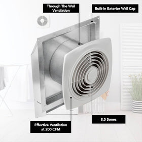 Broan-NuTone 509 200 CFM unit during in-wall installation