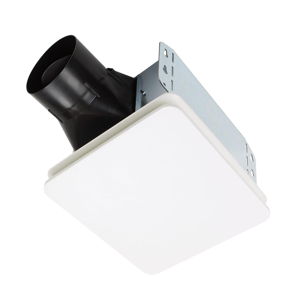 Broan-NuTone bathroom exhaust fan side view ideal for small bathrooms moisture control.