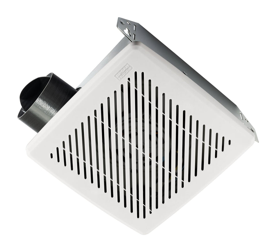 Broan-NuTone bathroom fan 50 CFM with modern grille improves moisture control in small bathrooms