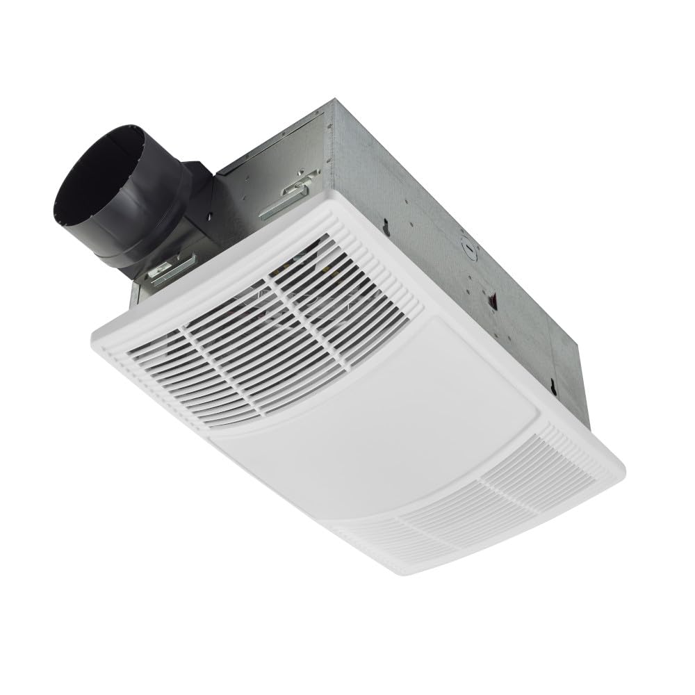 Broan-NuTone bathroom fan and heater front view.