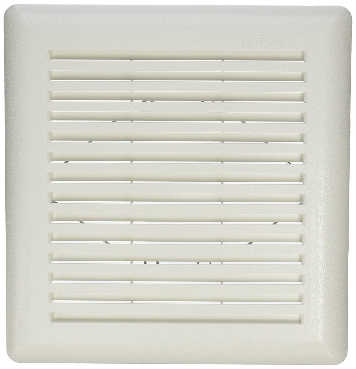 Broan-NuTone C350GN grille in white, front view for a clean bathroom look.
