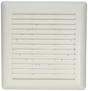 Broan-NuTone C350GN grille in white, front view for a clean bathroom look.