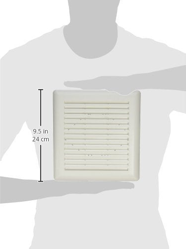 Broan-NuTone C350GN grille installation view, showing easy replacement for 695/696N fans.