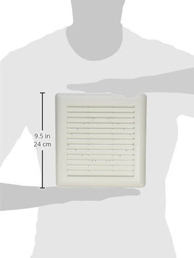 Broan-NuTone C350GN grille installation view, showing easy replacement for 695/696N fans.