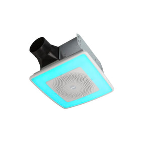 Broan-NuTone ChromComfort bath fan assembly showing installation and quiet operation.