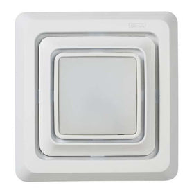 Broan-NuTone FG600 grille white corrosion-resistant finish blends with ceilings