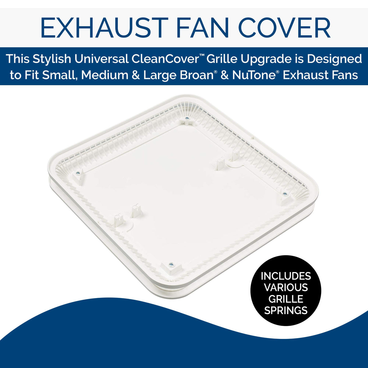 Broan-NuTone FG701S low-profile grille creates a near-flush ceiling line
