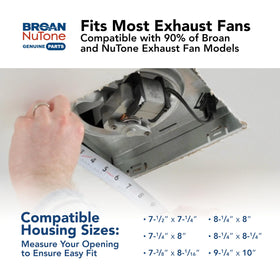 Broan-NuTone RCM700 uses genuine replacement parts for reliable performance.