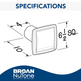 Broan-NuTone WVK2A flexible 5-foot ducting facilitates routing