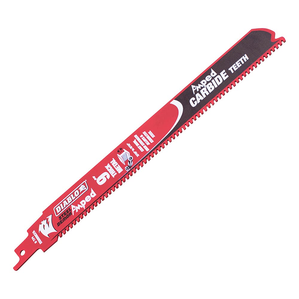 Brock Diablo Steel Demon Amped blade in use with black ICE coating for smooth cutting.