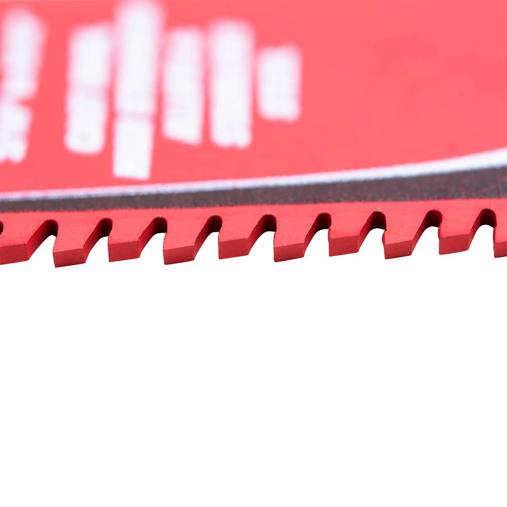 Detail of Brock blade edge with ICE coating and efficient chip evacuation.