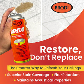 Brodi Renew odorless formula depicted for use in offices and schools.
