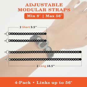 Brolena Modular Straps wrapped around gear on a pack for stable transport.