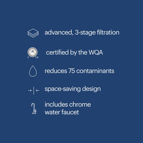 Brondell Coral UC300 twist-and-seal filter change simplifies maintenance