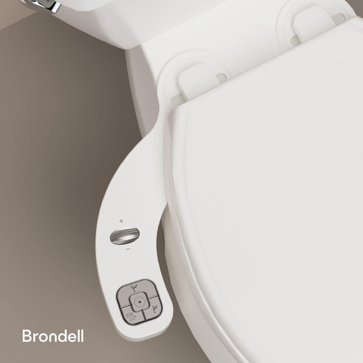 Brondell FreshSpa Thinline retracting nozzles stay tidy when not in use