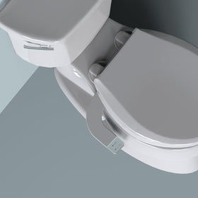 Durable metal braided hose included with Brondell bidet attachment