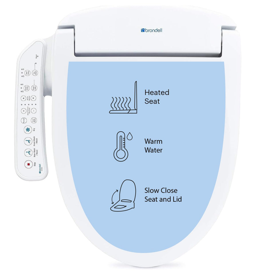 Brondell SE400-EW heated seat for year-round comfort.