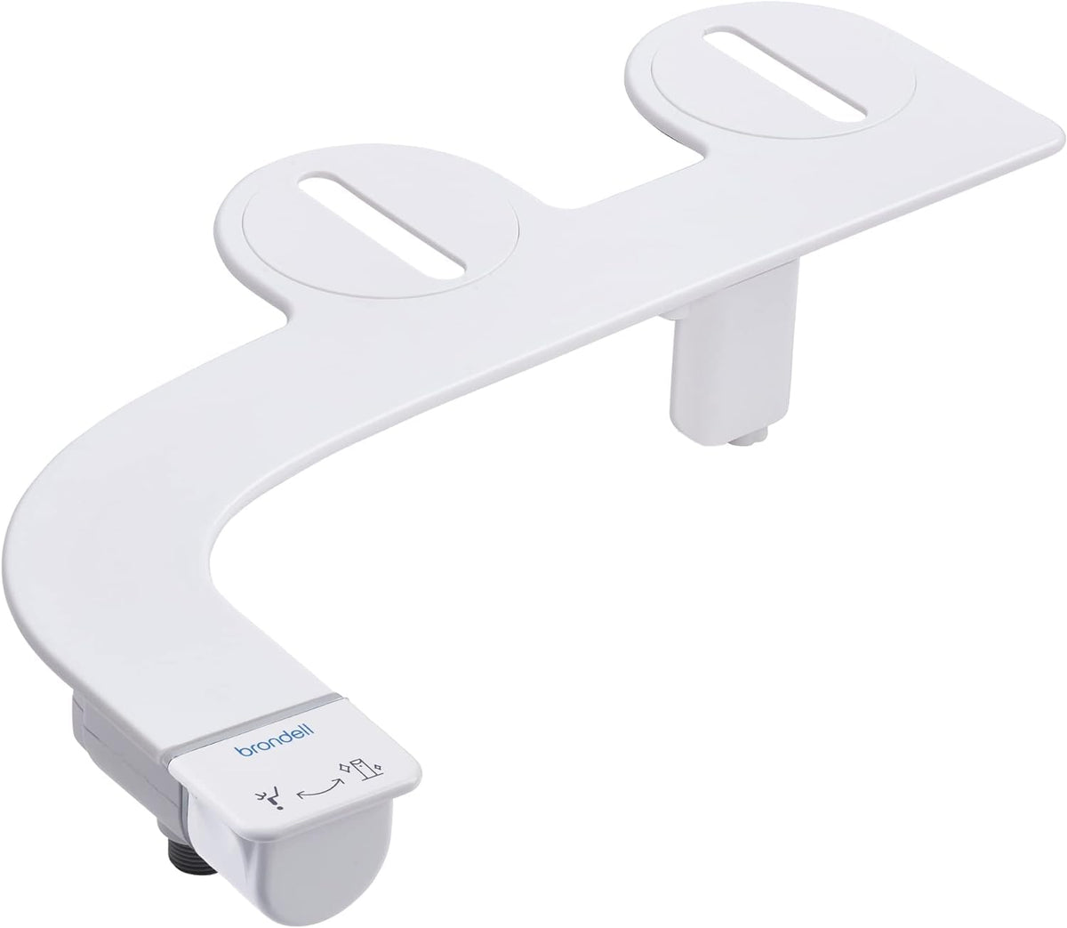 Brondell SimpleSpa Thinline under-seat design for discreet cleansing