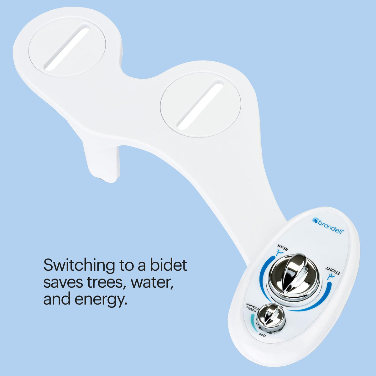 Brondell SouthSpa includes all parts for quick, tool-free installation.