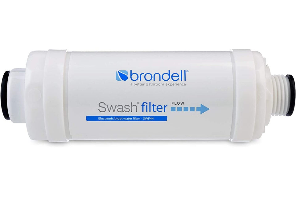 Brondell Swash filter cartridge close-up highlighting carbon filtration for cleaner water.
