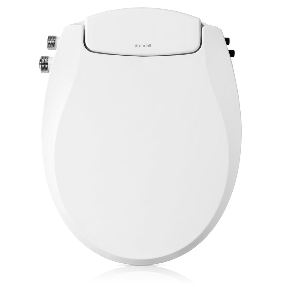Brondell Swash EcoSeat 102 installation view shows simple tool-free setup.