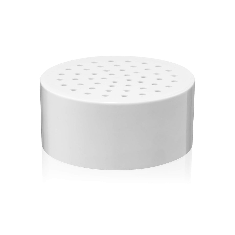 Brondell VivaSpring universal compact filter front view for cleaner water and easier installation.
