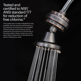 Brondell VivaSpring universal compact shower head connection illustrates straightforward install.