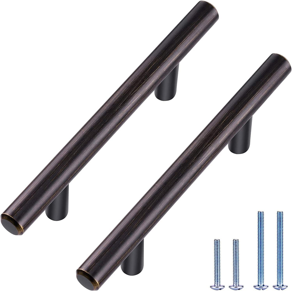 BRONZEHOMM 30-pack cabinet handles with oil-rubbed bronze finish for a modern kitchen
