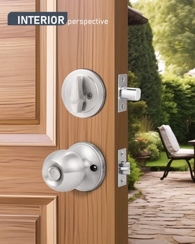 Brotima adjustable latch supports 2-3/8 or 2-3/4 inch door compatibility.