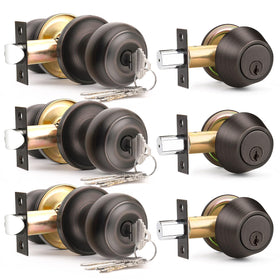 Brotima 3-pack keyed-alike lockset overview for home and office.