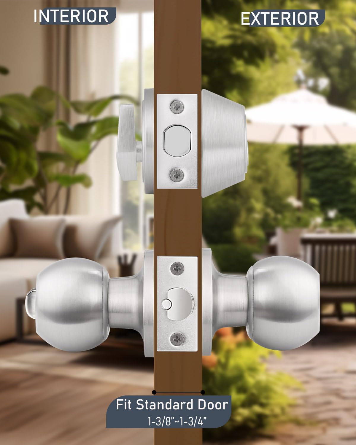 Brotima reversible design fits both left- and right-handed doors.