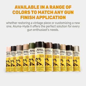 Brownells Aluma-Hyde II OD Green finish detail showing color and texture.