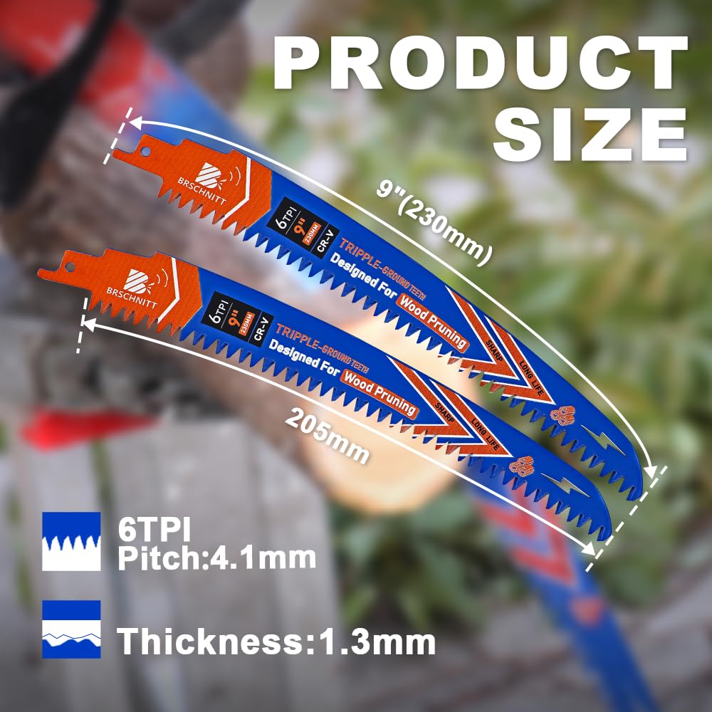 BRSCHNITT curved edge pruning blade ready for smooth cuts