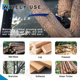 BRSCHNITT blade handling logs and firewood with ease