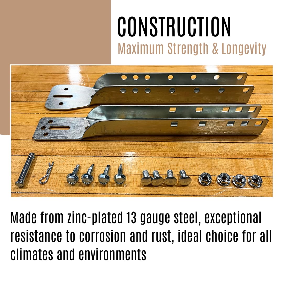 BRSGD easy-installation bracket kit enables DIY garage door repair.