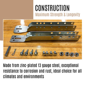 BRSGD easy-installation bracket kit enables DIY garage door repair.