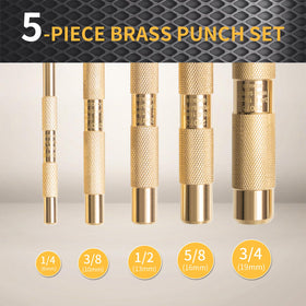 BRSUNAVOM brass punch set 3/8 inch for vehicle repairs