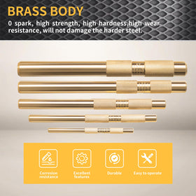 BRSUNAVOM brass punch set 5/8 inch versatile use