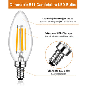 Brtstiun 360-degree beam for wide, even illumination.