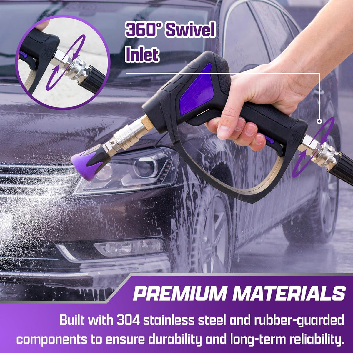 Brug's Pro Swivel Gun V2.0 self-locking quick-connect for quick accessory changes